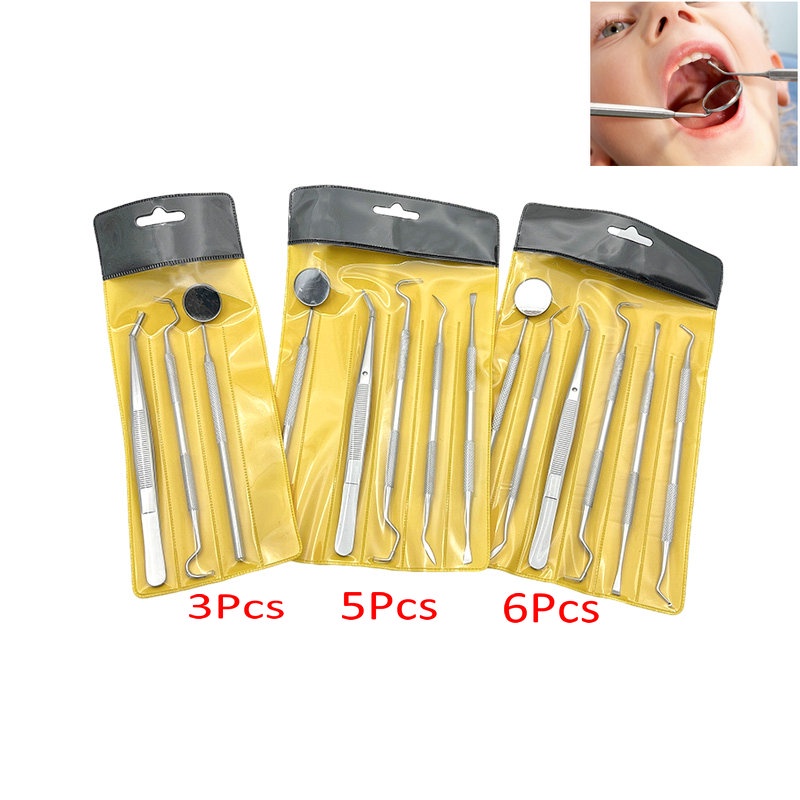 Bộ dụng cụ vệ sinh răng miệng bằng thép không gỉ chất lượng cao
