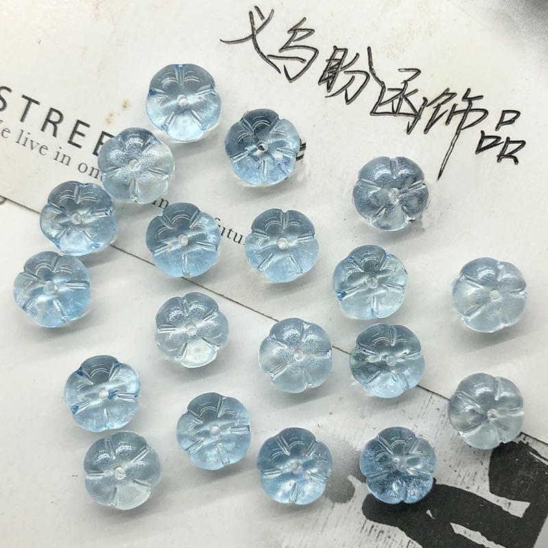 5 trái bí ngô nhỏ 8*10mm nguyên liệu làm trâm làm trang sức cố trang cosplay cổ phục