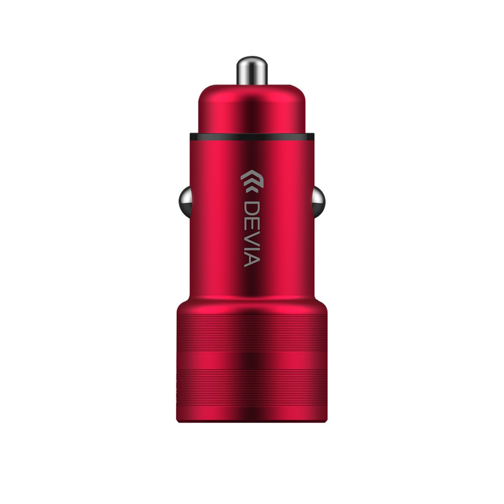[Mã SKAMSALE03 giảm 10% đơn 200k] Sạc trên xe hơi Devia Traveller hỗ trợ sạc nhanh Q.C 3.0