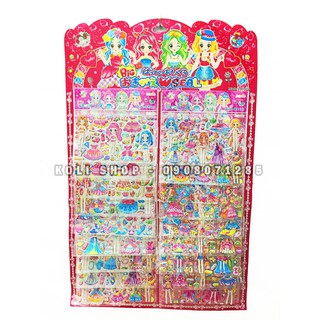 Vỉ đồ chơi dán hình búp bê lớn cho bé