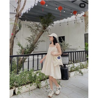 Váy 2 dây 2 tầng