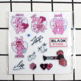 Sticker blackpink dạng nổi/ stickers dán trang trí sổ tay, laptop,...