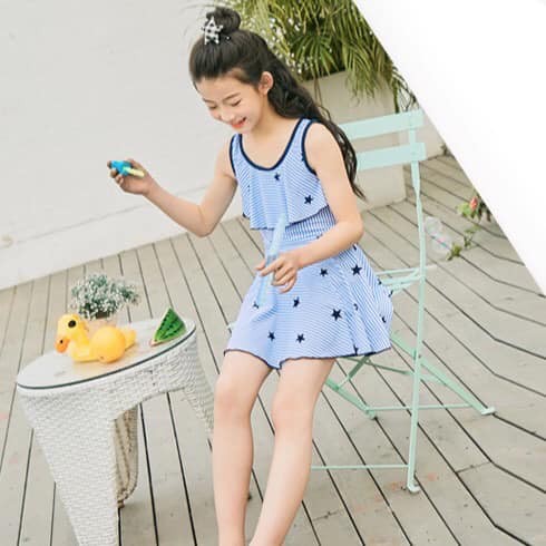 Bộ bơi bé gái lớn size 25-40kg
