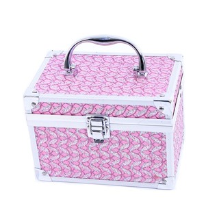 Hộp đựng đồ trang điểm cỡ nhỏ 2 tầng cao cấp
