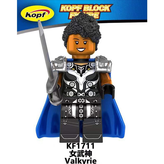 Minifigures Các Mẫu Nhật Vật  DC Siêu Anh Hùng Thor Heimdall Valkyrie Korg KF6161 - Đồ Chơi Lắp Ráp Mini