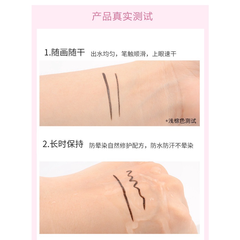 Bút Kẻ Mắt Eyeliner MAFFICK Cầu Vồng Nét Mảnh Không Lem Không Trôi SanieeBeauty  035