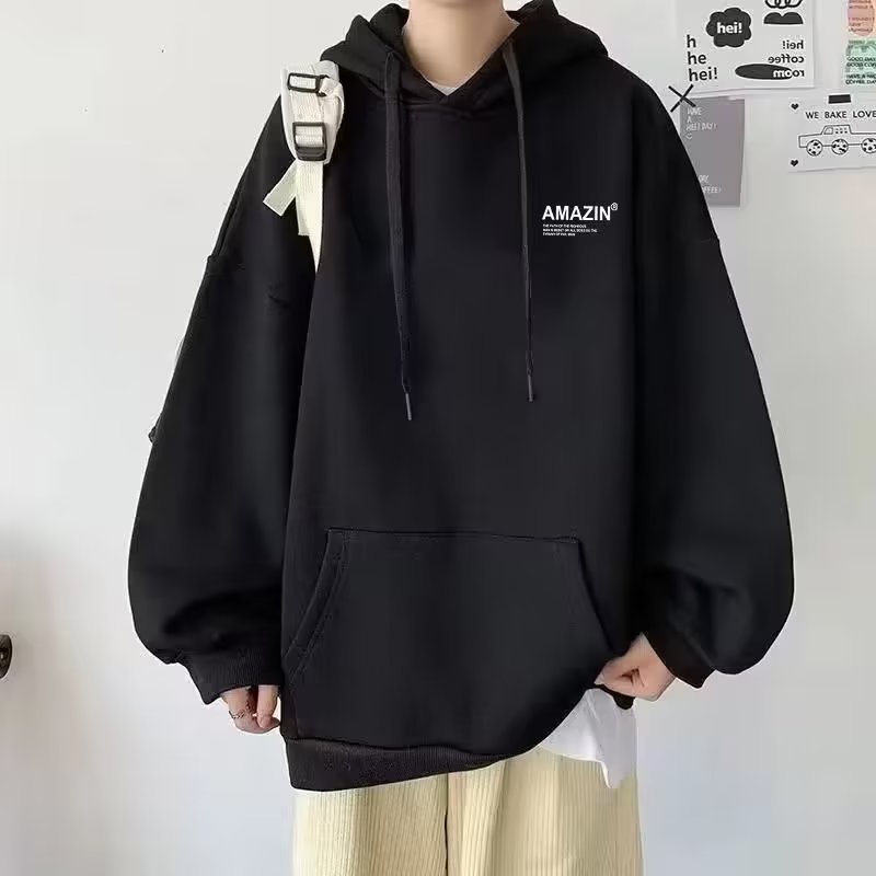 Kích Thước M-8XL. Áo hoodie Tay Dài Phong Cách hip hop Đường Phố Mỹ Thời Trang Thu Đông Mới