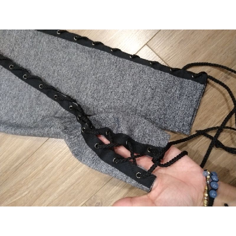 Quần tập laceup đan dây sexy f21 VNXK xuất dư tuồn xịn