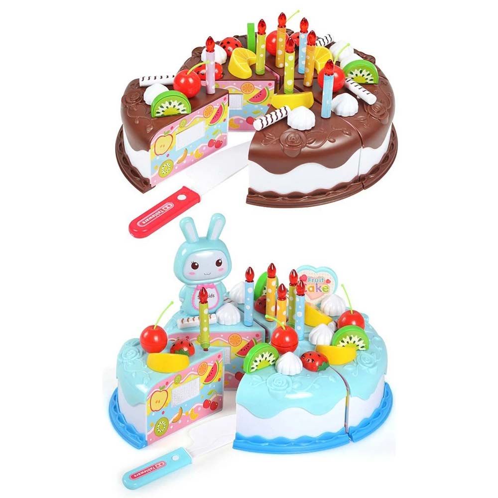 Bộ 37 món đồ chơi cắt bánh kem nhiều màu sắc vui nhộn cho bé