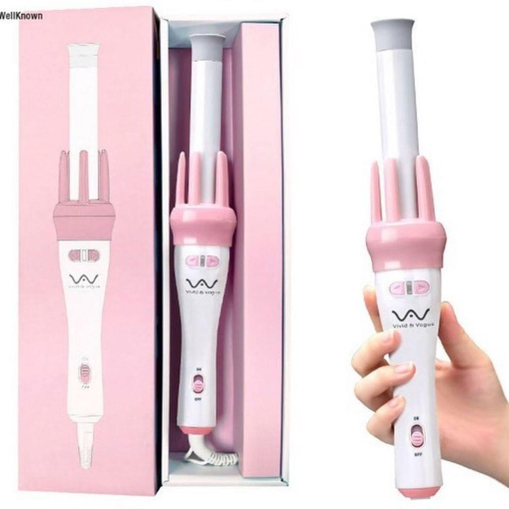 Máy uốn tóc tự động xoay 360 độ làm xoăn tóc