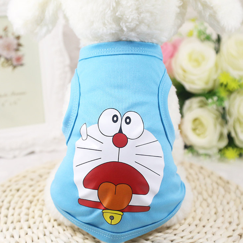 Áo Họa Tiết Hoạt Hình Thời Trang Xuân Hè Cho Thú Cưng