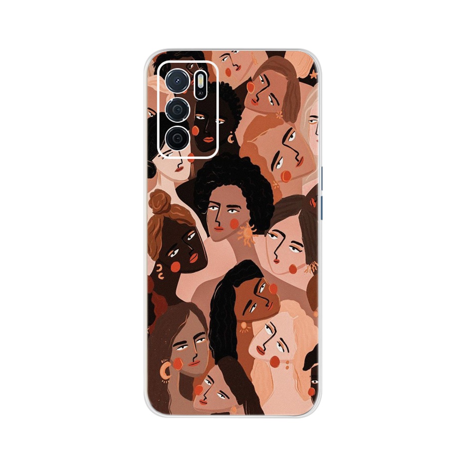 Ốp Điện Thoại TPU Dẻo Trong Suốt In Họa Tiết Độc Đáo Thời Trang Cho Oppo A16 A16s 4G Oppo A16K 2021
