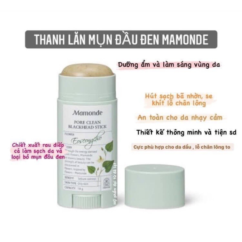 Thanh lăn mụn đầu đen MAMONDE Hàn quốc