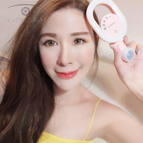 BỘ ỐNG KÍNH F-518 CHO SMARTPHONE quay phim chụp ảnh selfie có 2 ỐNG KÍNH TÍCH HỢP ĐÈN L