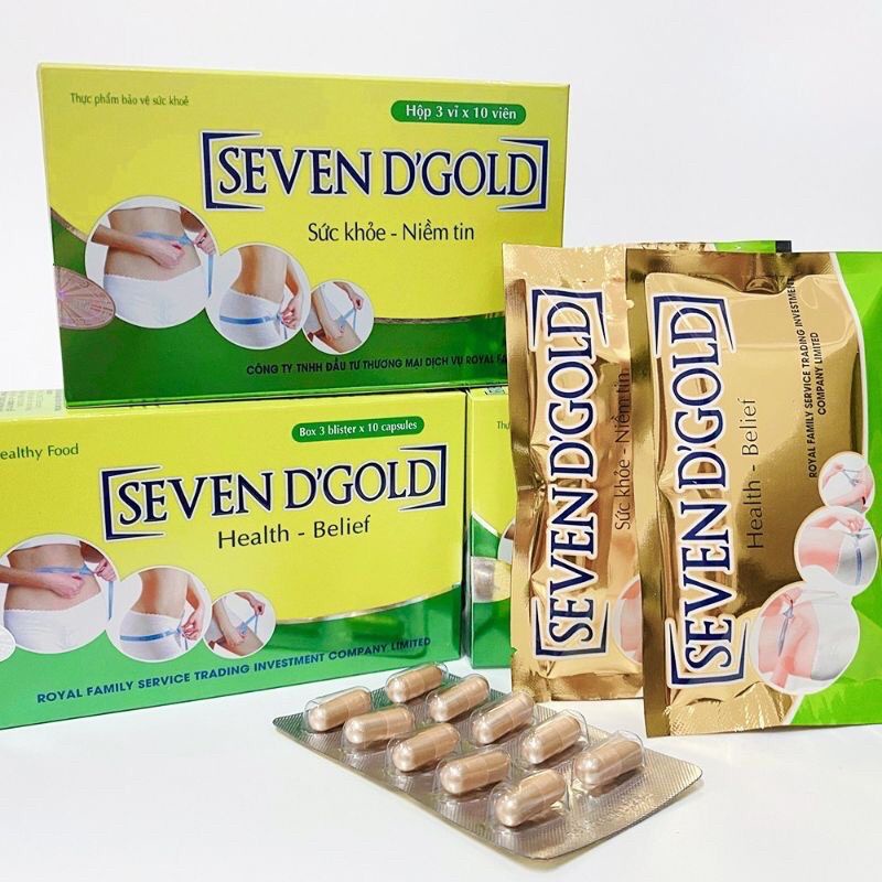 Sevend D''gold là sản phẩm cải tiến của viên uống giảm cân Seven days