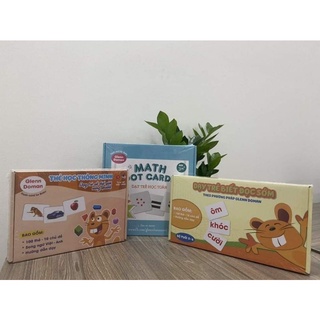 Combo 3 bộ thẻ học tập gồm