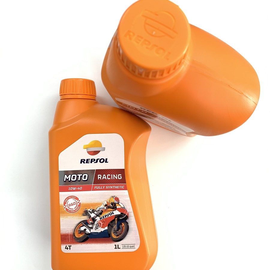 Nhớt Repsol Racing 10w40 Nhớt 100% tổng hợp cho xe số cao cấp