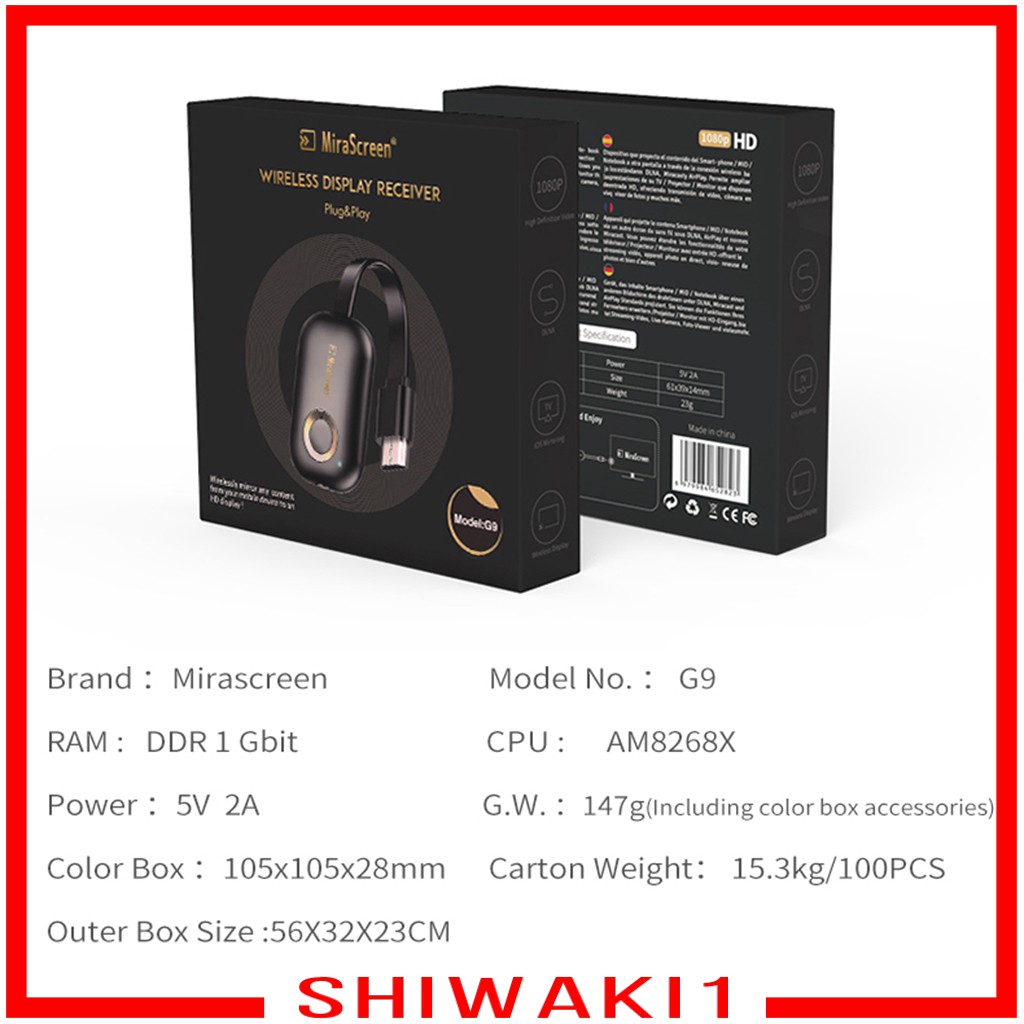 Bộ Chuyển Đổi Hdmi Không Dây Shiwaki1 1080p