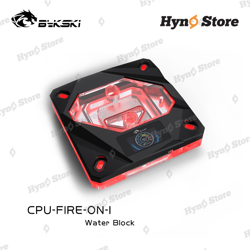 Block CPU Intel Bykski CPU-FIRE-ON-I ARGB Tản nhiệt nước custom - Hyno Store