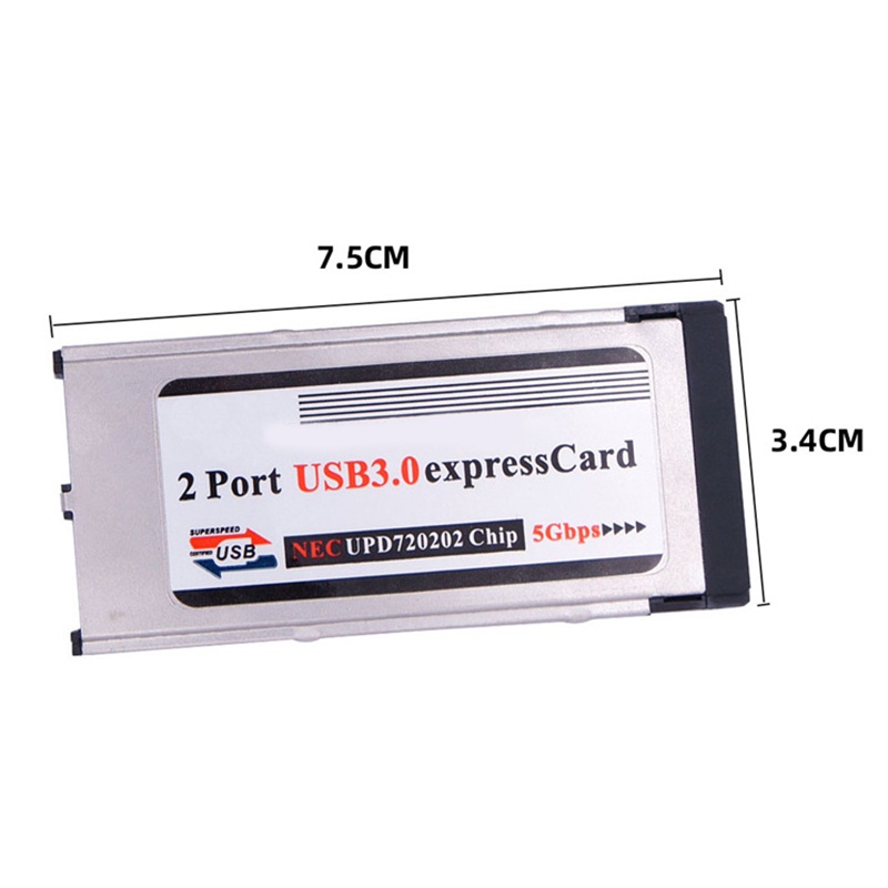 Thẻ Nhớ 2 Cổng USB 3.0 34mm Tốc Độ Cao Cho Laptop Notebook