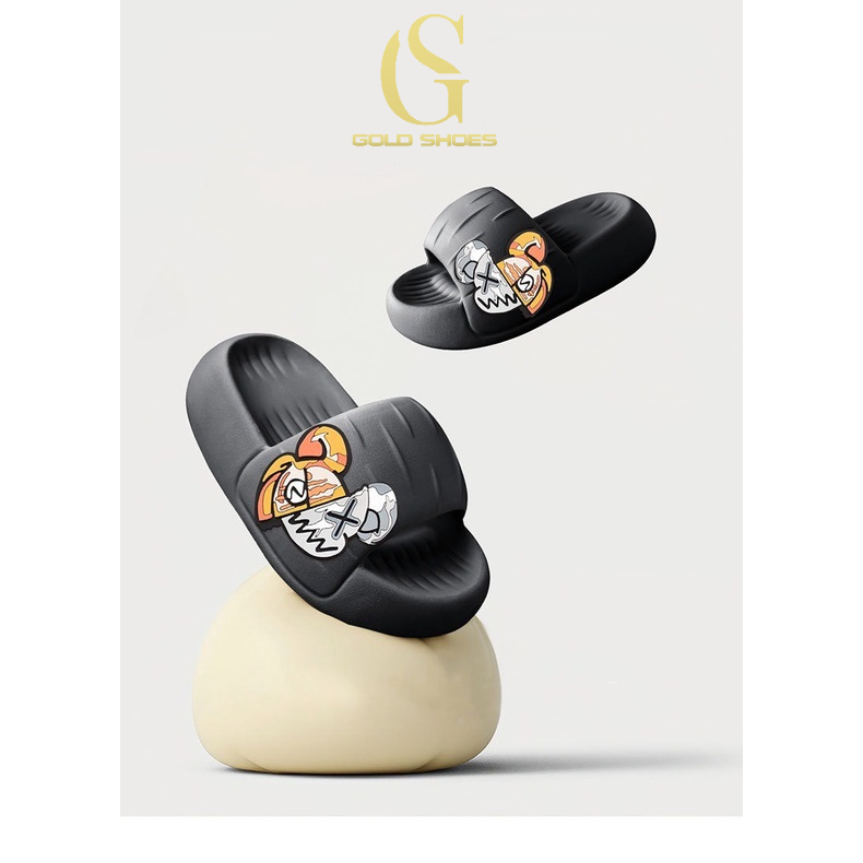 Dép bánh mì Unisex Nam- Nữ, Mẫu Dép Lê Cao Cấp NEW 2022 MSP 8013 GẤU