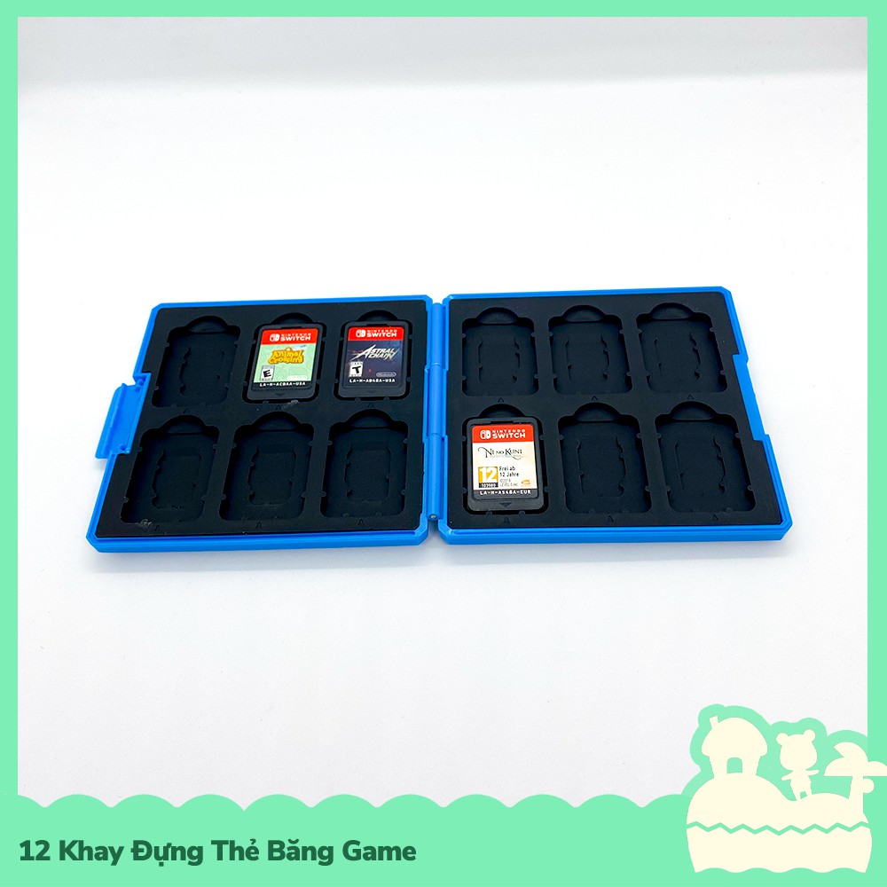 [Sẵn VN - NowShip] Hori Phụ Kiện Hộp Băng Thẻ Game Di Động 12 Khoang Cho Nintendo Switch NS, Switch Lite Kumamon