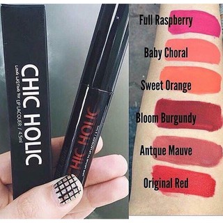 Son kem lì Chic Holic Long Lasting Fix Lip Lacquer