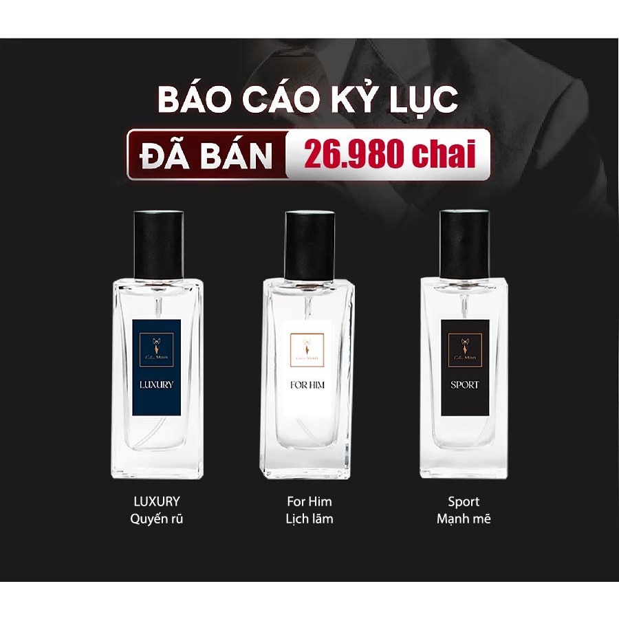 Combo 2 Sport + For him - Nước Hoa Nam Color Man 30ml