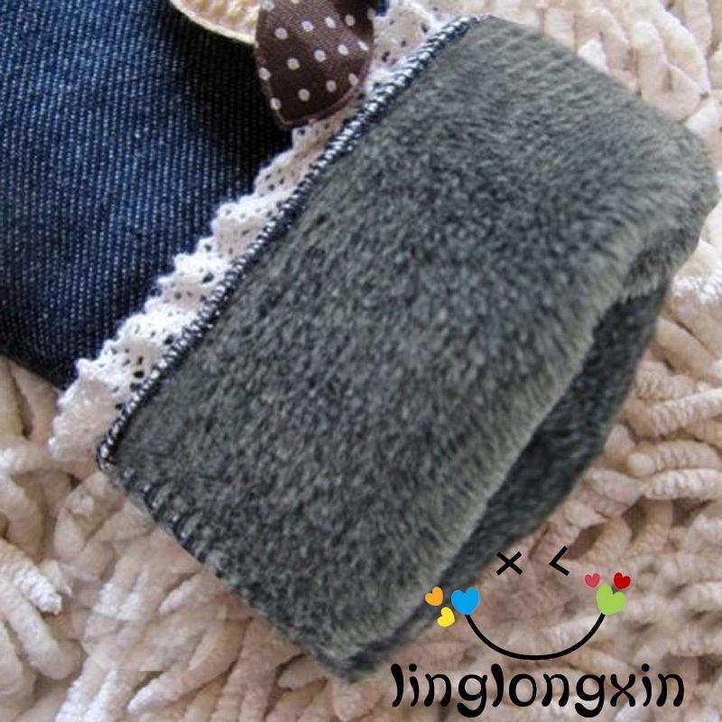 Quần Legging Nhung Mềm Mại Dễ Thương Cho Bé Gái