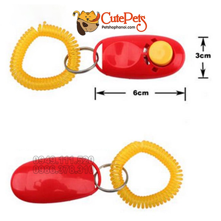 Clicker huấn luyện chó - CutePets Phụ kiện thú cưng Pet Shop Hà Nội