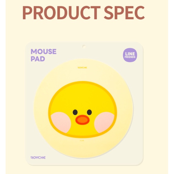 LINE FRIENDS Miếng Lót Chuột Mini Họa Tiết Dễ Thương Bắt Mắt