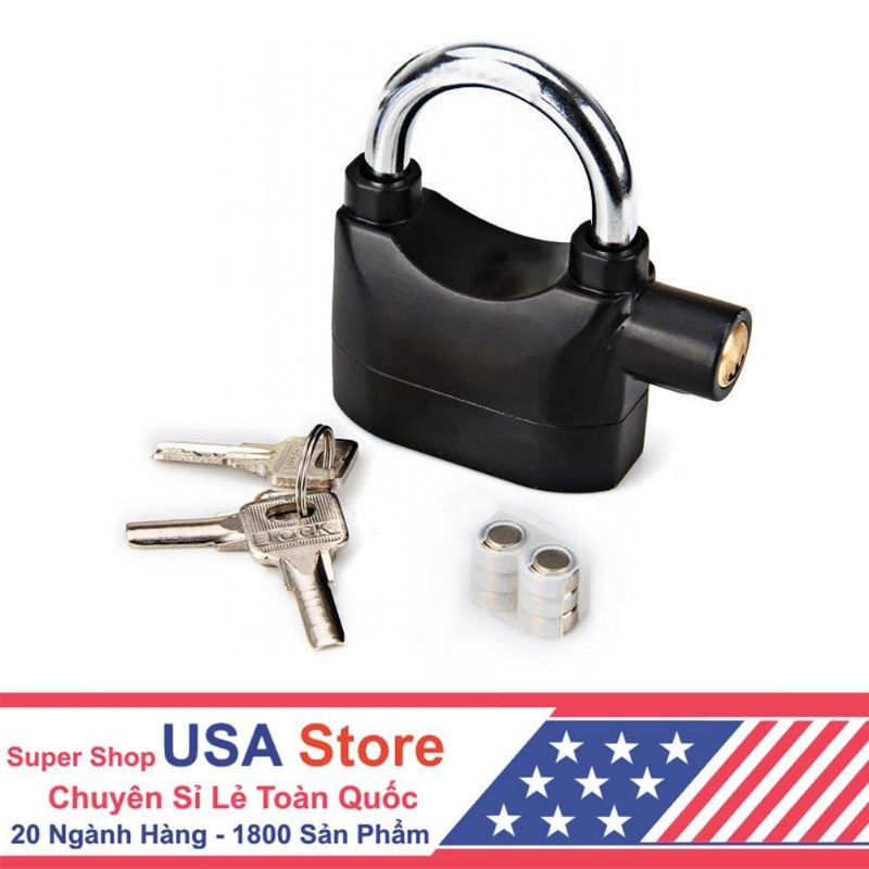 Khóa báo động USA STORE KB- 110DBA hàng loại 1 thiết kế loa dưới đáy