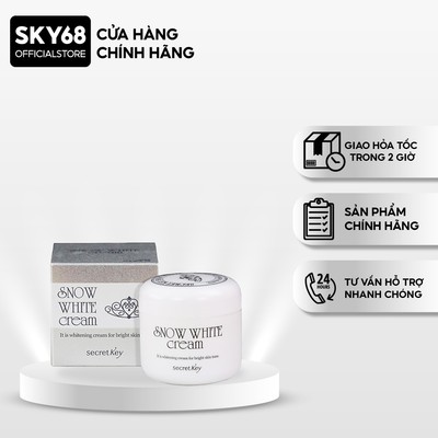 Kem dưỡng trắng da Secret Key Snow White Cream 50gr