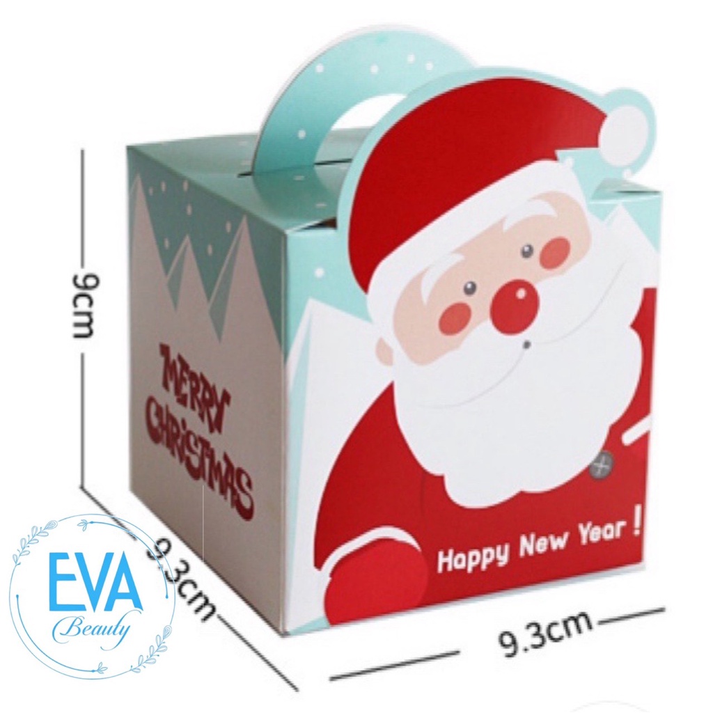 Combo 15 Hộp Đựng Quà Giáng Sinh Hoạ Tiết Noel Ấm Áp Gồm 3 Mẫu Khác Nhau M3537