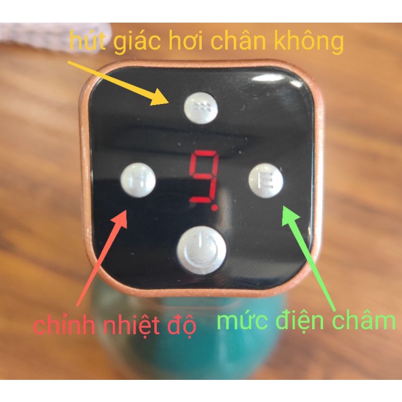 Máy Giác Hơi Điện châm hồng ngoại Tích Điên