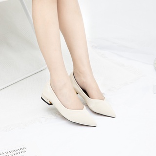 Giày MWC 2219 - Giày Búp Bê Đế Bệt, Búp Bê Basic Lụa Satin