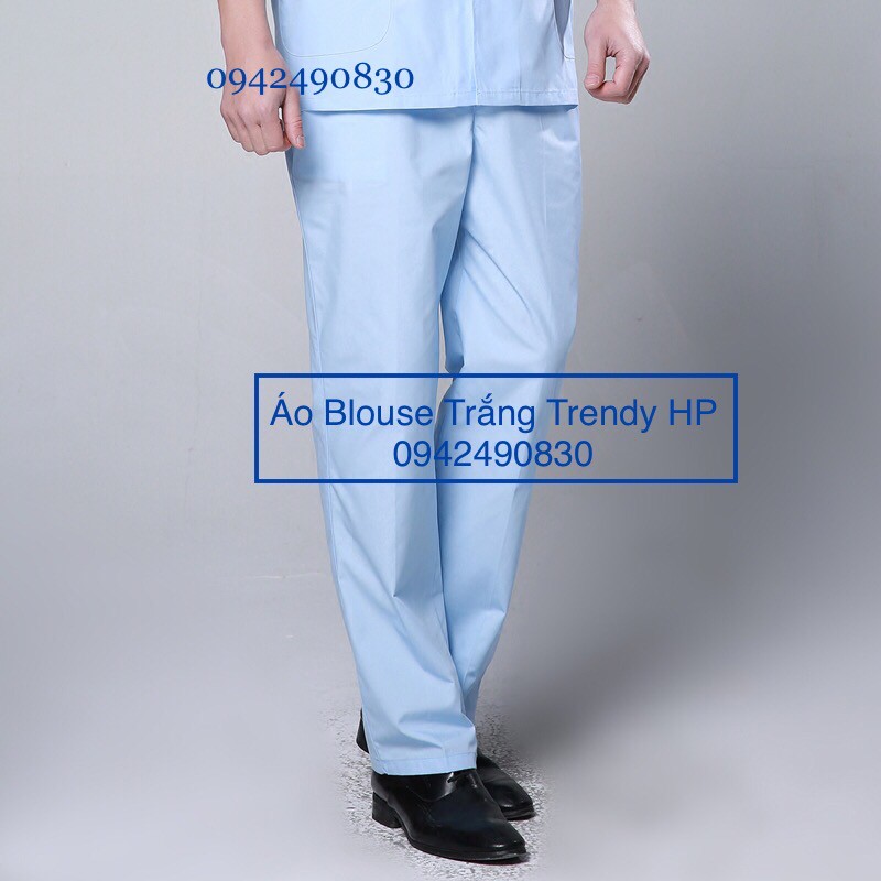 Quần blouse nam nữ kiểu quần âu khoá cao cấp - quần khoá blu nam nữ