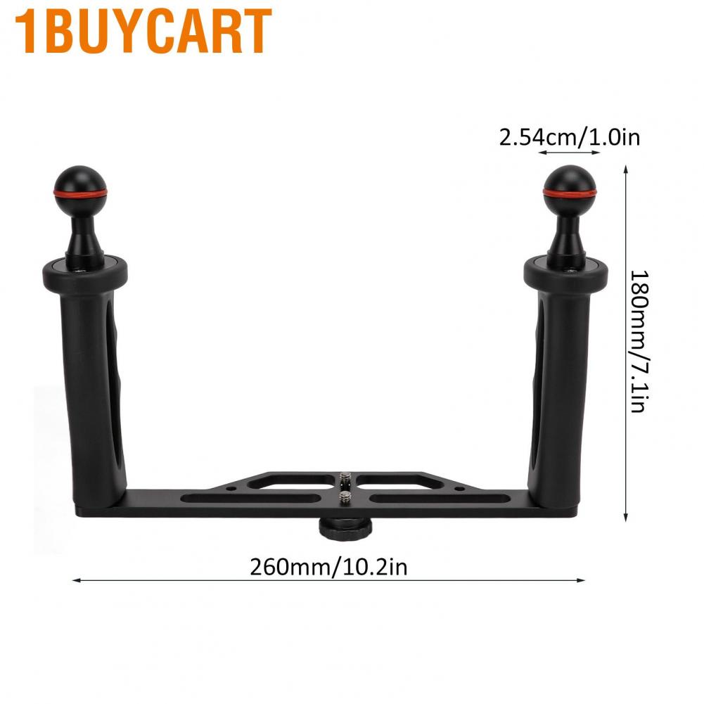 1buycart PY-044 Dual Handle Tray Stabilizer Rig Diving Underwater Camera Housings