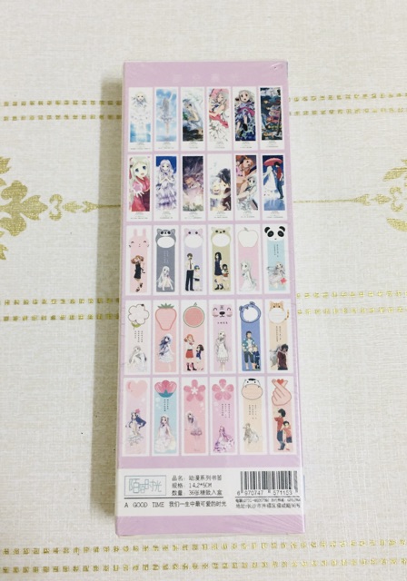 Bộ 36 ảnh bookmark anime 36 tấm ảnh khác nhau