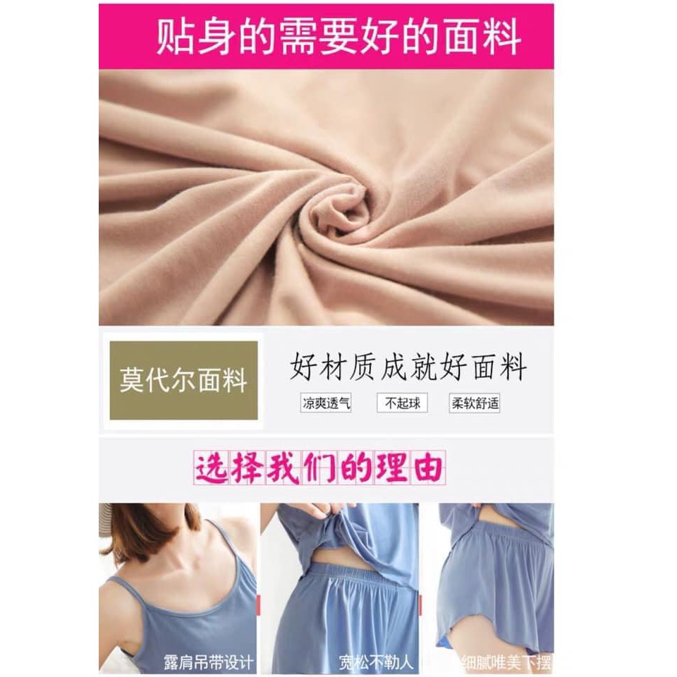 [Mã FAMAYWA giảm 10K đơn 50K] bộ ngủ cotton 2 dây quảng châu | BigBuy360 - bigbuy360.vn