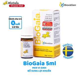 Men vi sinh BioGaia ProTectis Drops cải thiện hệ tiêu hóa xuất xứ Thụy