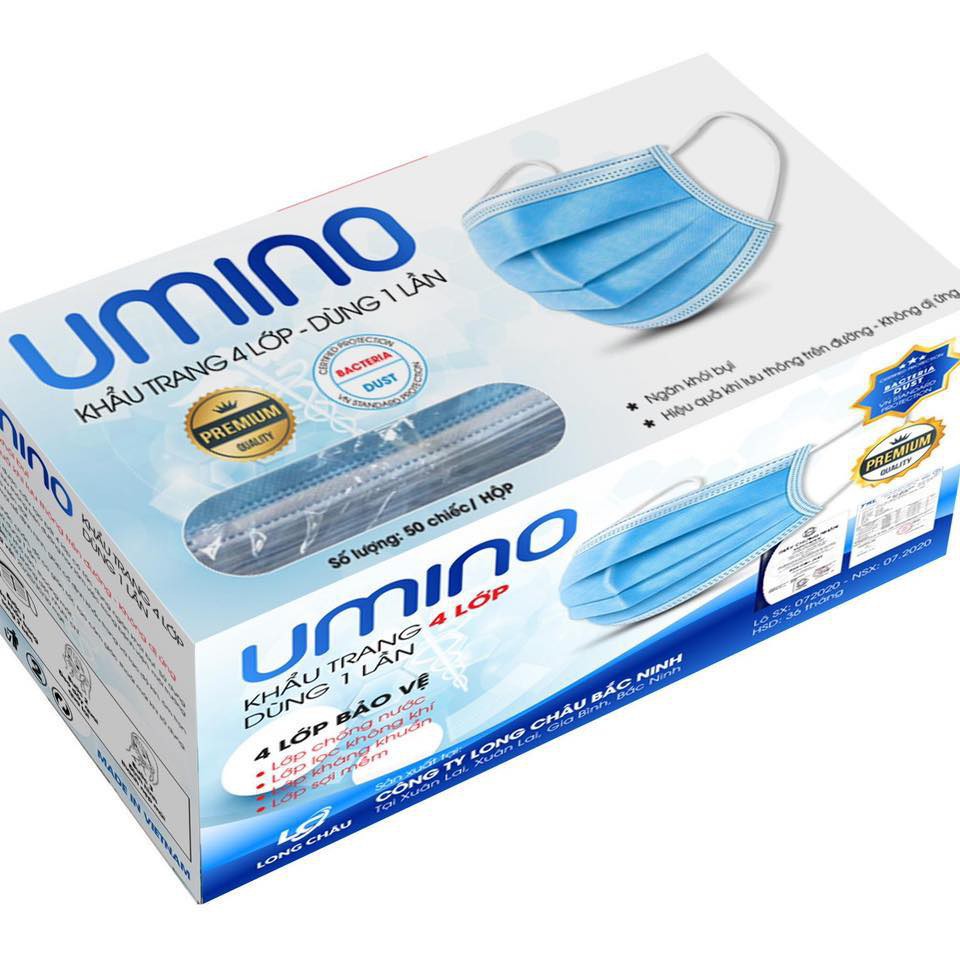 Khẩu trang y tế FREE SHIP  Khẩu trang y tế chính hãng 4 lớp giá mềm, giấy tờ đầy đủ