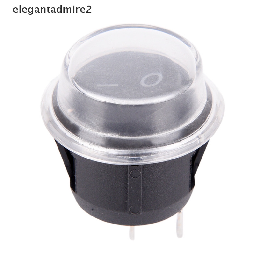 1 Công Tắc Tròn 2 Chấu ON-OFF + Vỏ Bọc Chống Thấm Nước Cho Xe Hơi
