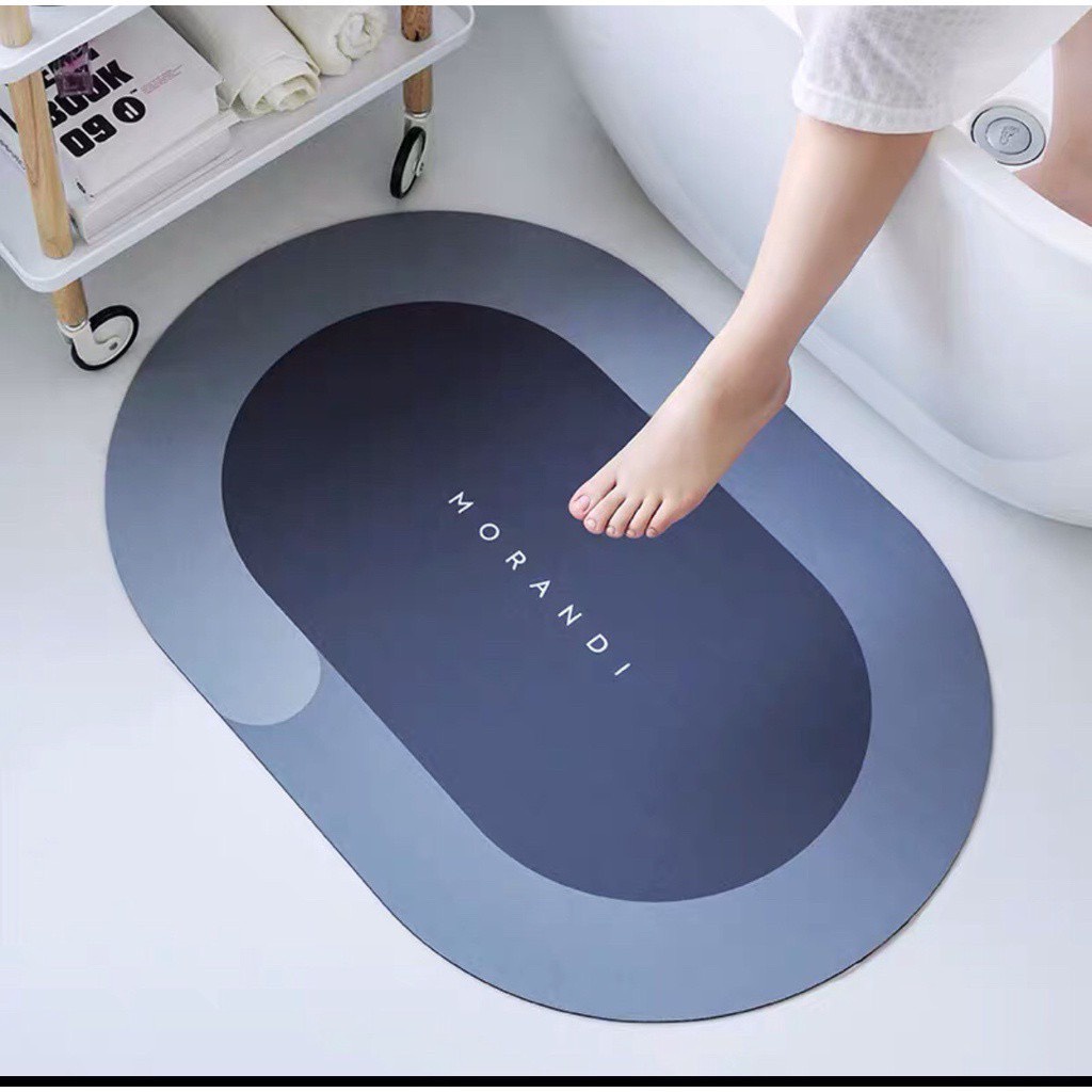 thảm lau chân silicon thấm hút nước siêu nhanh chống trơn trượt siêu thấm hút