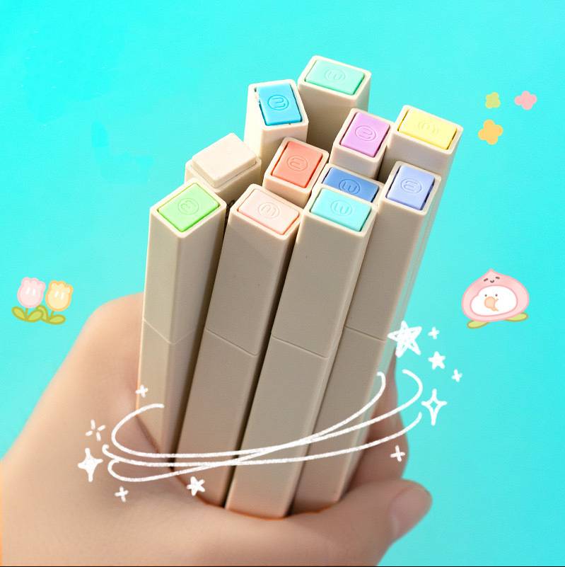 Set 6 bút dạ quang xinh xắn tiện dụng