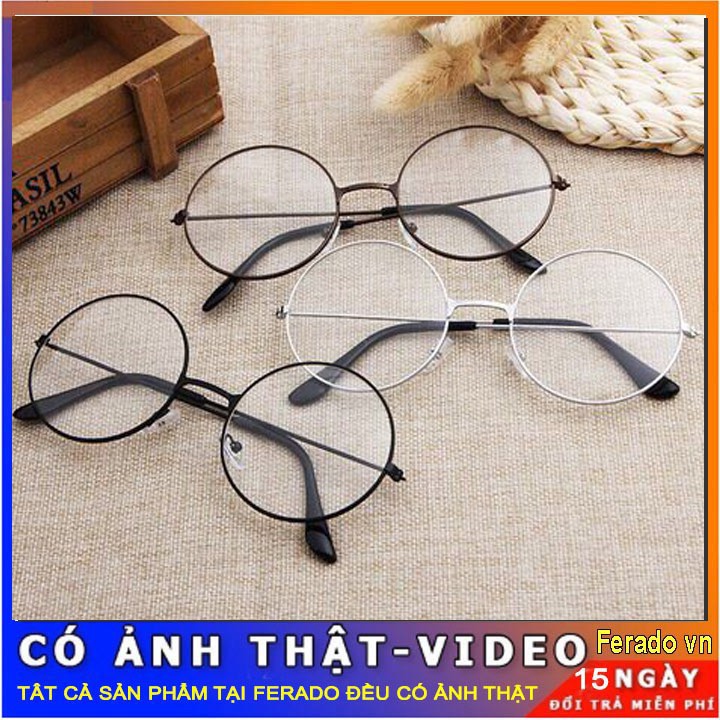 Kính gọng cận tròn nobita