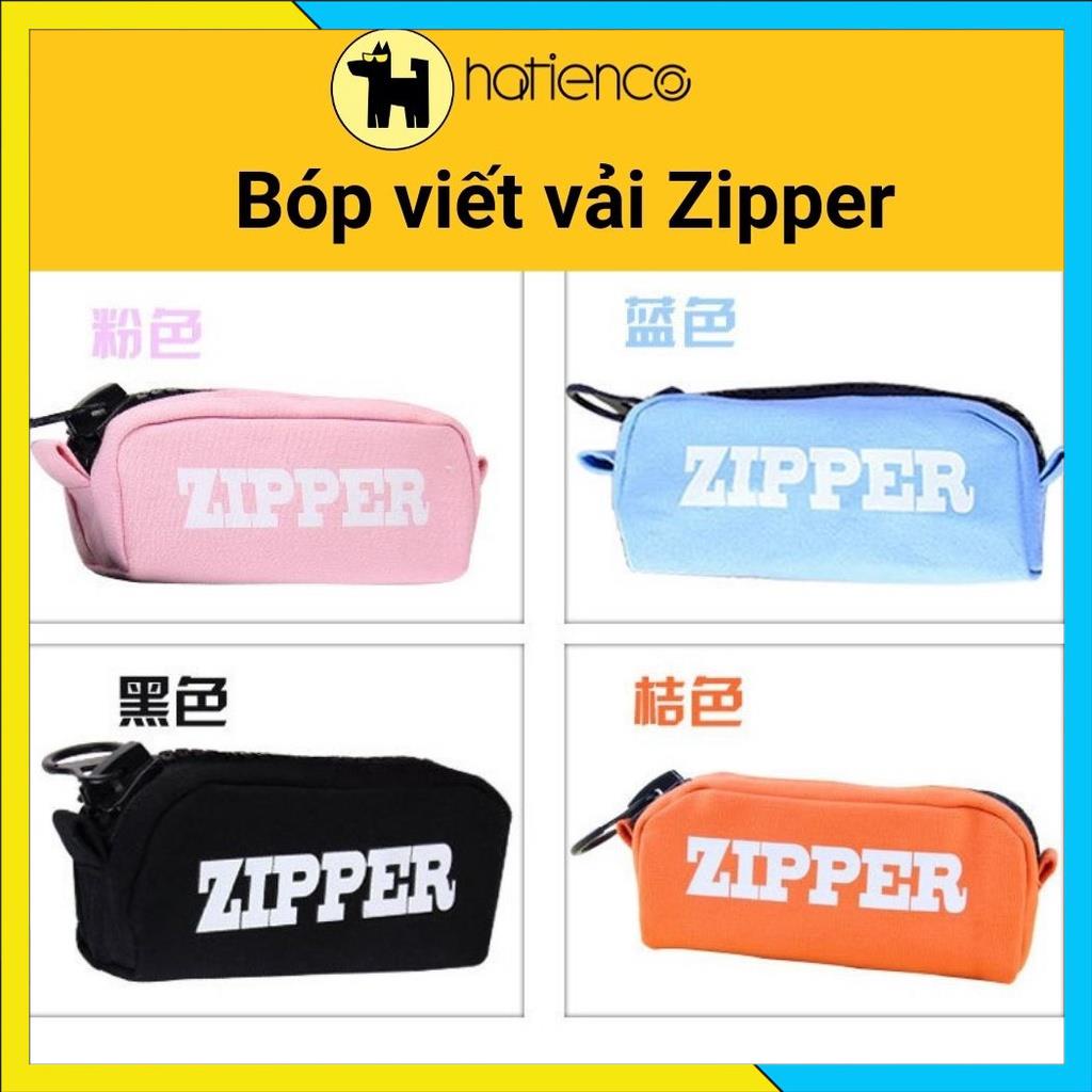 [FREESHIP] Bóp viết vải, hộp bút zipper cá tính