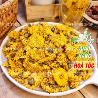 Hoa cúc vàng sấy khô lon 100gram - hoa cúc sấy khô