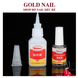 Keo waloc gắn móng, đính đá , keo bê tông siêu chắc,