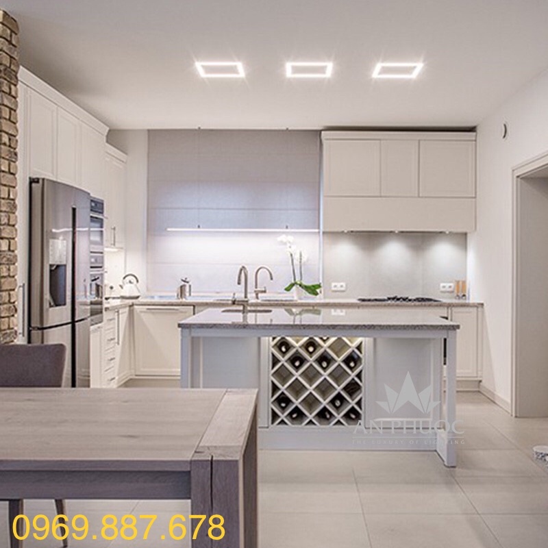 Thanh nhôm định hình gắn led dán led thanh 12v, máng nhôm định hình gắn nổi âm góc